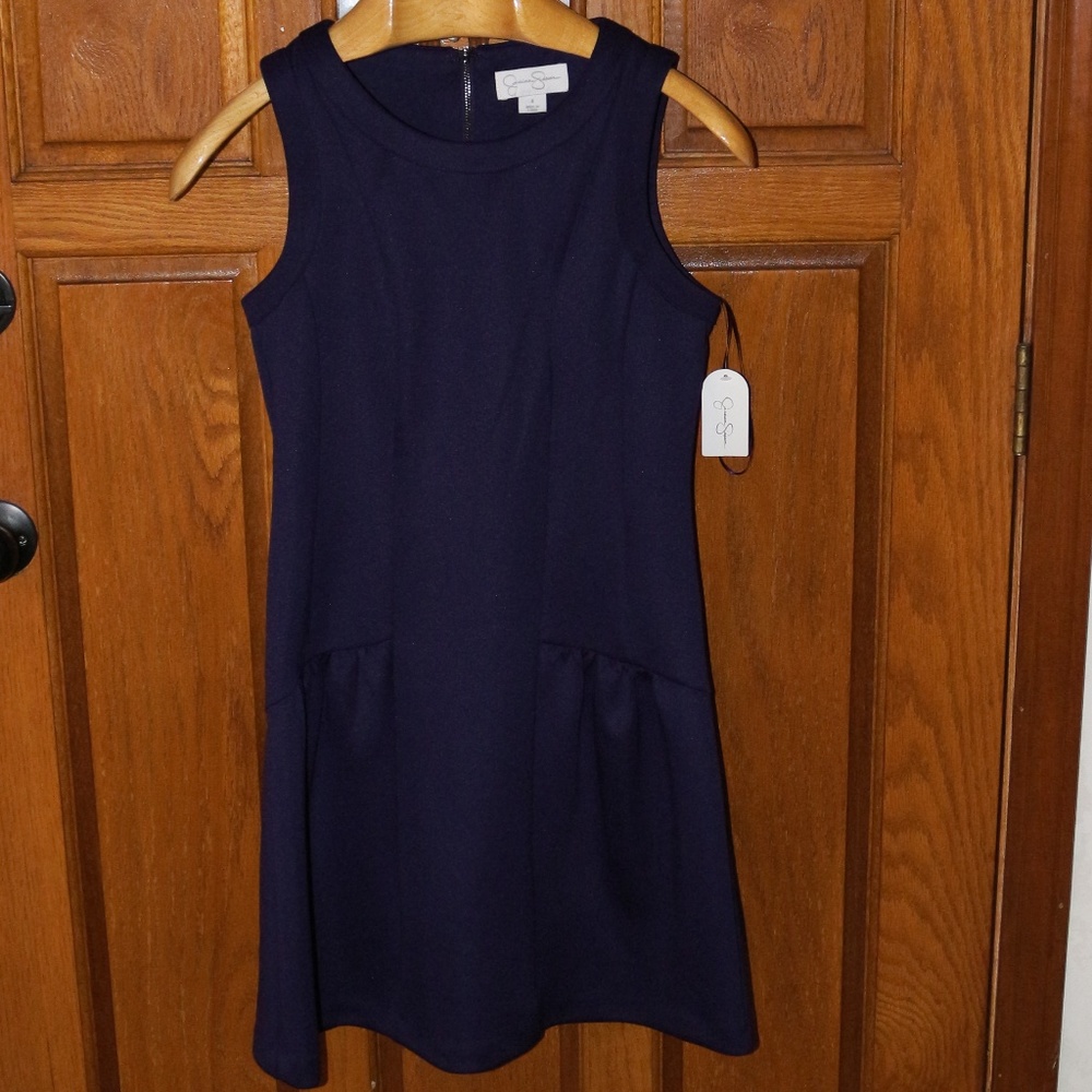 Jessica Simpson Sleeveless Purple Crew Neck Dress
